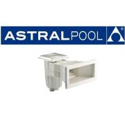   AstralPool 15l Szkimmer trapéz alakú, széles szájnyilással betonos medencéhez négyzet alakú tetővel