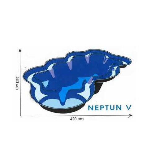 Előregyártott tómeder NEPTUN V 3800 liter Ubbink  (Telephelyi átvétellel)