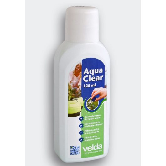 Tóápolószer Aqua Clear 125 ml /algátlanító zöldalga ellen, Velda