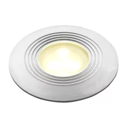   Kerti talajlámpa, Bena R1, ezüst, fehér LED lámpával, 45 x 45 mm, LightPro