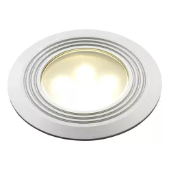   Kerti talajlámpa, Doba R1, ezüst, fehér LED lámpával, 45 x 75 mm, LightPro
