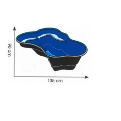 Előregyártott tómeder IRIS SII 240 liter Ubbink