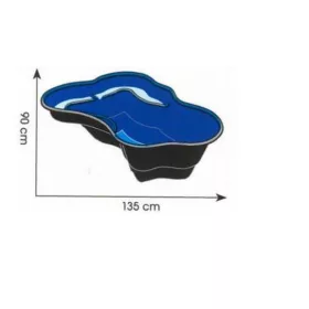 Előregyártott tómeder IRIS SII 240 liter Ubbink