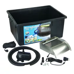   Nevada LED vízeséselem 30 cm szett + pumpa Xtra 2300 + Quadro I + kiegészítők