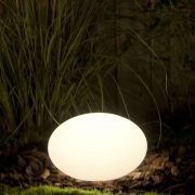  Kerti dekorlámpa, Deco 1, fehér, RGB LED lámpával, 170 x 280 x 280 mm, LightPro