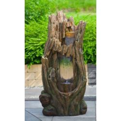   Acqua Arte Cerda fatörzs csobogó és Led világítás - 150 x 48 x 71 cm