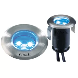   Garden Lights Astrum, süllyesztett lámpa, rozsdamentes, kék, LED 0,5 W