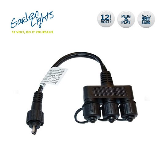 Garden Lights kábel elosztó 3 kimenet SPT-2W max 150 w