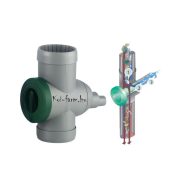 Ereszcsatornaszűrő inox szürke