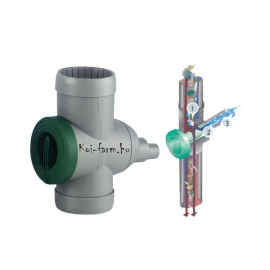 Ereszcsatornaszűrő inox szürke