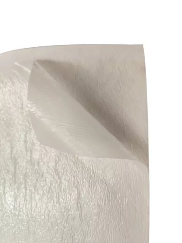 Geotextília Fehér öntapadó 1,5 m széles 250g/m2 Filc textil - PE ragasztó bevonattal ár/m2