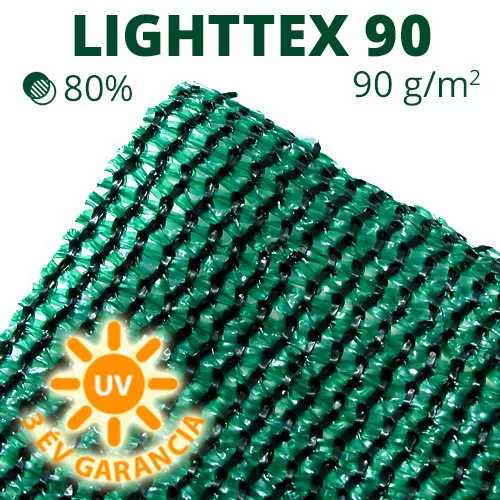 Árnyékoló háló, belátásgátló LIGHTTEX90 1,5 m x 10 m zöld
