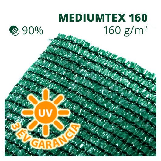 Árnyékoló háló, belátásgátló MEDIUMTEX160 2 m x 10 m zöld