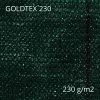 Árnyékoló háló, belátásgátló GOLDTEX230 1,8 m x 50 m zöld