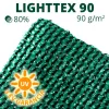 Árnyékoló háló, belátásgátló LIGHTTEX90 1,2 m x 5 m zöld