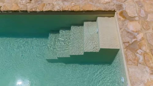 CGT AquaSense Golden Riviera 3D medencefólia - 1,8 mm, 1,65 m széles ár/m2