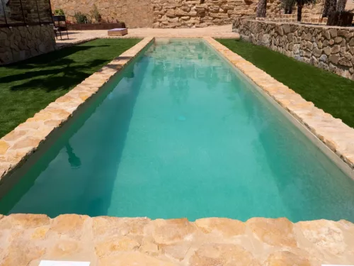 CGT AquaSense Golden Riviera 3D medencefólia - 1,8 mm, 1,65 m széles ár/m2