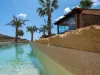 CGT AquaSense Golden Riviera 3D medencefólia - 1,8 mm, 1,65 m széles ár/m2