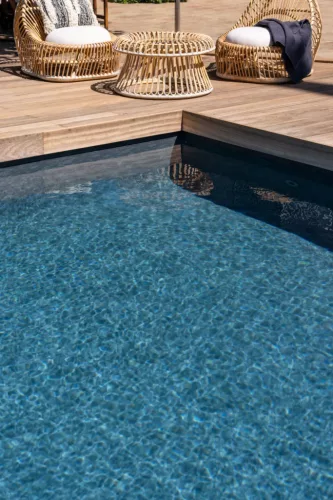 CGT AquaSense Black Slate 3D medencefólia - 1,8 mm, 1,65 m széles ár/m2