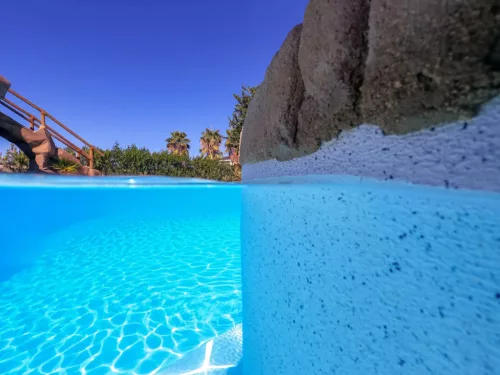 CGT AquaSense White Riviera 3D medencefólia - 1,8 mm, 1,65 m széles ár/m2