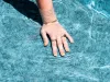 CGT AquaSense Granit Green 3D medencefólia - 1,8 mm, 1,65 m széles ár/m2