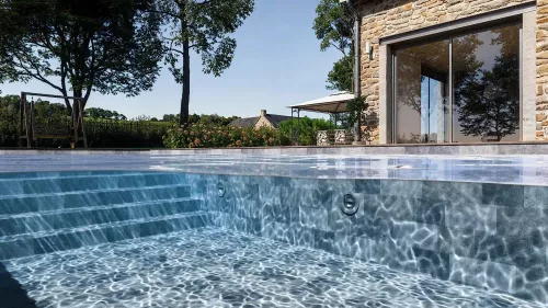 CGT AquaSense Signature Imperial Grey 3D medencefólia - 1,8 mm, 1,65 m széles ár/m2