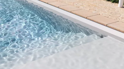 CGT Aquacolor Fehér medencefólia - 1,5 mm, 1,65 m széles ár/m2