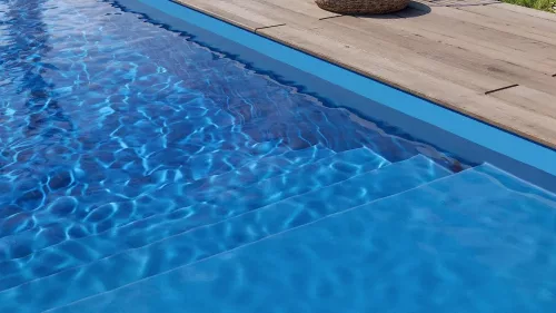 CGT Aquacolor Nordic kék medencefólia - 1,5 mm, 1,65 m széles ár/m2
