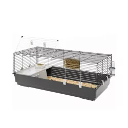 Ferplast Rabbit 120 nyúlketrec felszereléssel szürke