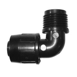    LPE könyök 16mm x 1/2" KM kúpos IT - Külső menetes