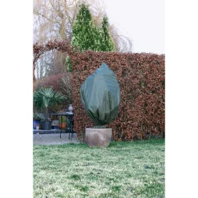   Téli takarófólia zsinórral - zöld 50g/m2 50cmx100cmx80cm