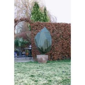   Téli takarófólia zsinórral - zöld 50g/m2 75cmx150cmx118cm