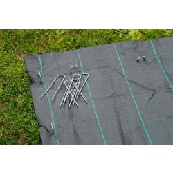  Talajtakaró rögzítő kampók20x12cm átm.4mm 10db-os szett