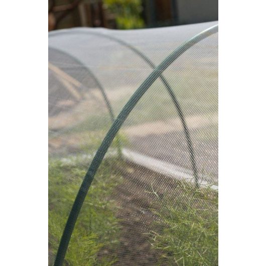 Rovar elleni védőháló zöldségeskertekhez  2x5m átlátszó   38g/m2