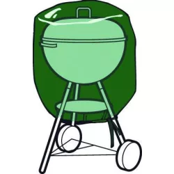 Barbecue takaró 128x80x253 cm