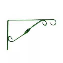 Fali virágtartó kar zöld  30 cm