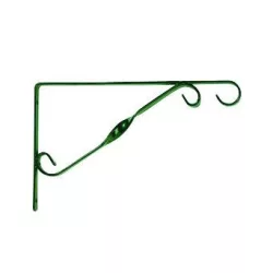 Fali virágtartó kar zöld 40cm 