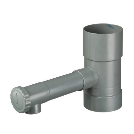 Esővízgyűjtő ereszcsatornához  forgógombbal  H17 5 x  8 5 cm                          