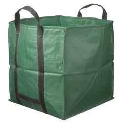 Lombgyűjtő zsák 325l zöld, 68x68x70cm,