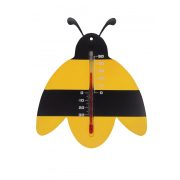   Hőmérő kültéri  műanyag sárga/fekete méhecske forma15x12x0 3cm     