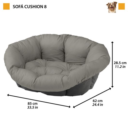 Ferplast Cushion Sofa 8 Felíratos rögzíthető kutyapárna