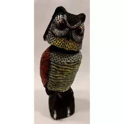 Dekoráció figura Bagoly mozgó fejjel