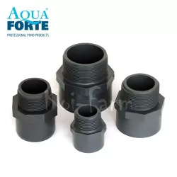 PVC külső menetes toldás 32mm x 1"