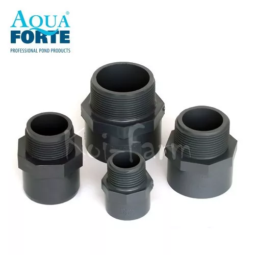 PVC külső menetes toldás 50mm x 1 ½"