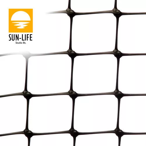 Vakondháló Recingreen S extra  2 x 100 m (200m) - 15 x 22 mm fekete vakondrács
