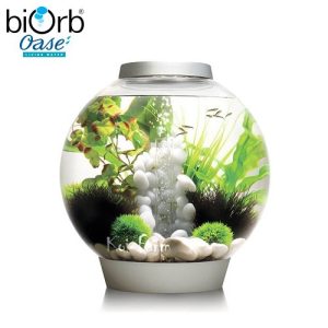 biOrb Classic akvárium 30 liter - LED - ezüst - Thermo