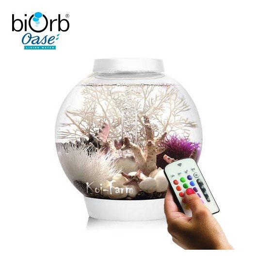 biOrb Classic MCR akvárium 15 liter - színes LED - fehér