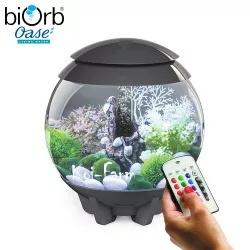   biOrb HALO 15 MCR akvárium szett színes LED világítással - 15 liter - szürke