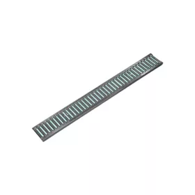   Horganyzott acél folyókarács vízelvezetőhöz - 130 x 1000 mm
