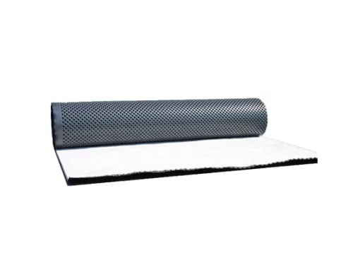 drén, dörken lemez, felületszivárgó lemez geotextíliával kasírozva 8 mm - 600 g/m2 - 2 x 15 m ár/m2 - Egyedi kiszállítással vagy telephelyi átvétel